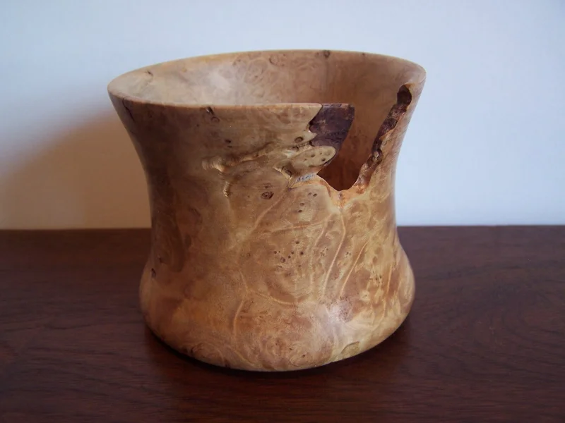 Burl Maple Vase made by George Wurtzel