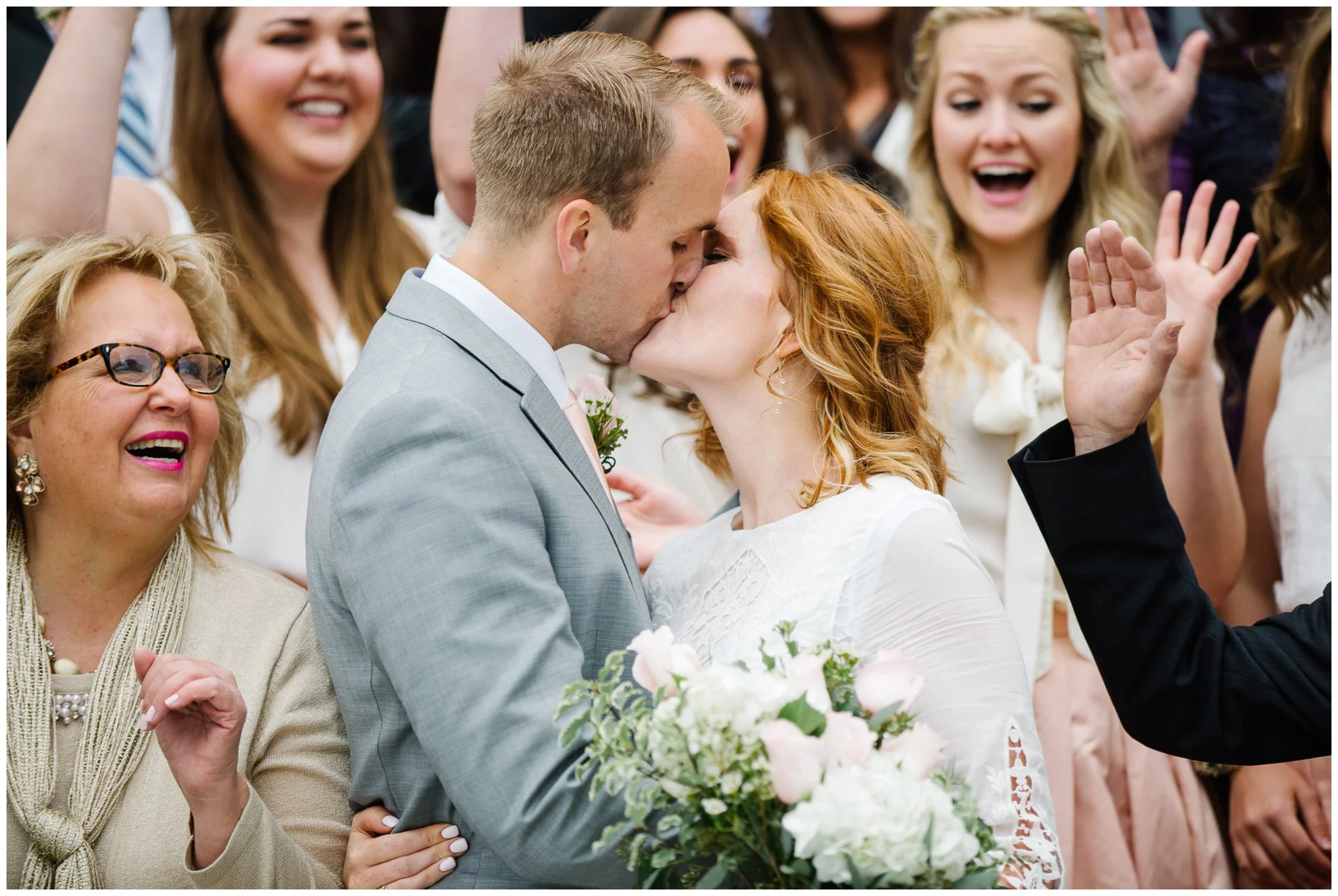Jamie Tervort Photography, Bronwen and Romney Wedding, Provo City Center Temple, UT, Utah Wedding Photographer, Anthropologie Dress