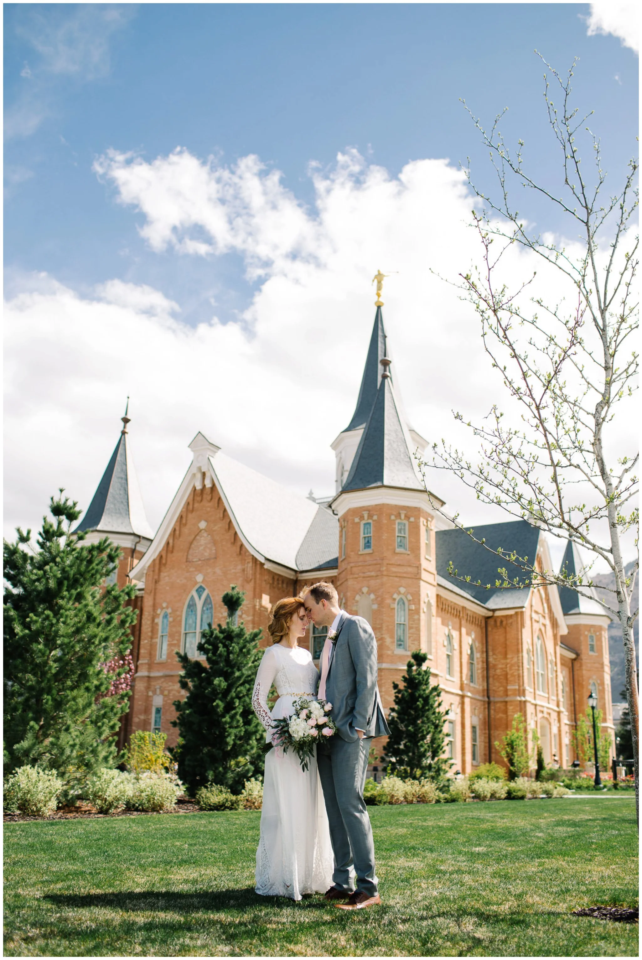 Jamie Tervort Photography, Bronwen and Romney Wedding, Provo City Center Temple, UT, Utah Wedding Photographer, Anthropologie Dress