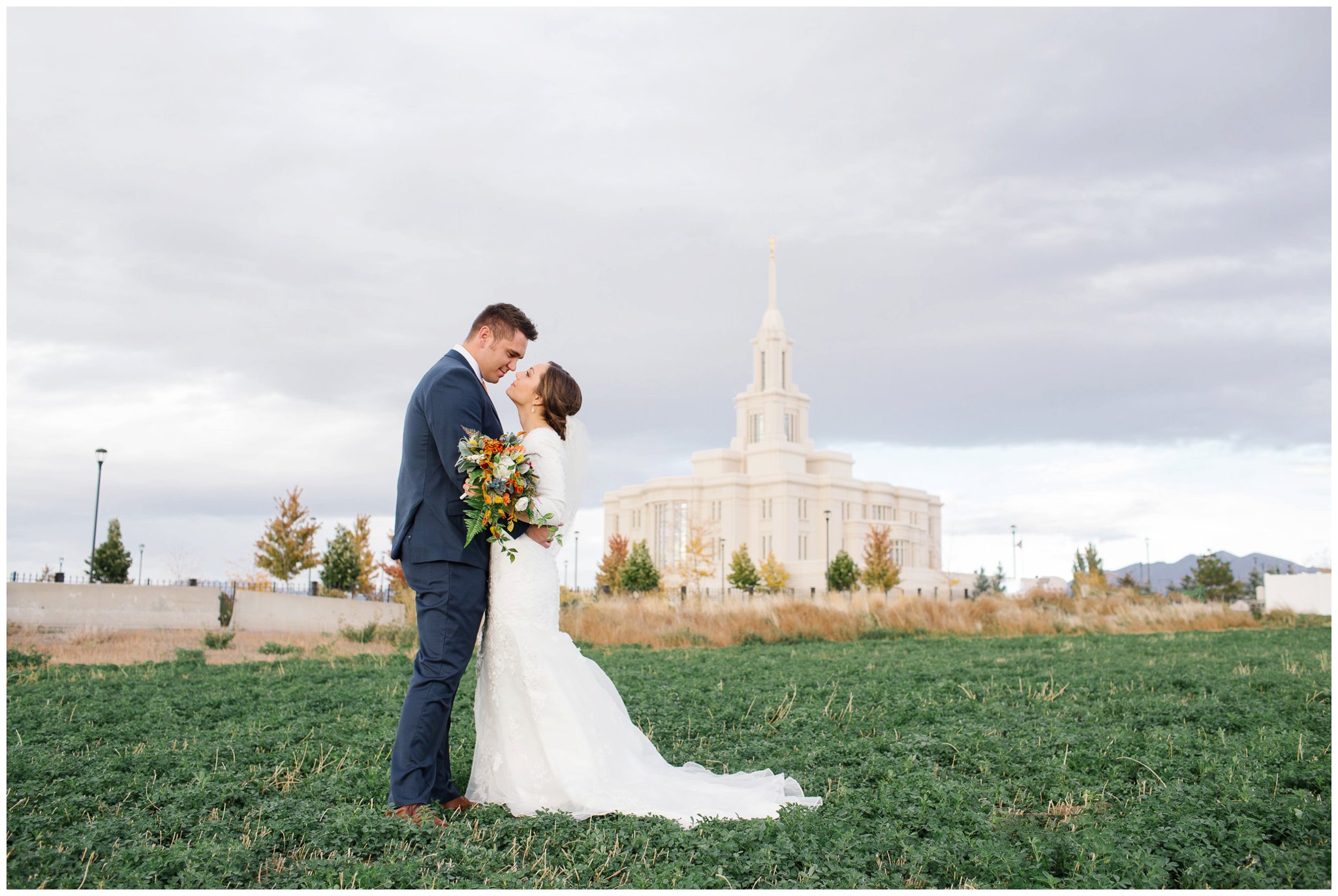 Jamie Tervort Photography | Colton and Avonlea Formals, Payson Utah Temple, LDS wedding, Fall wedding, utah wedding photographer