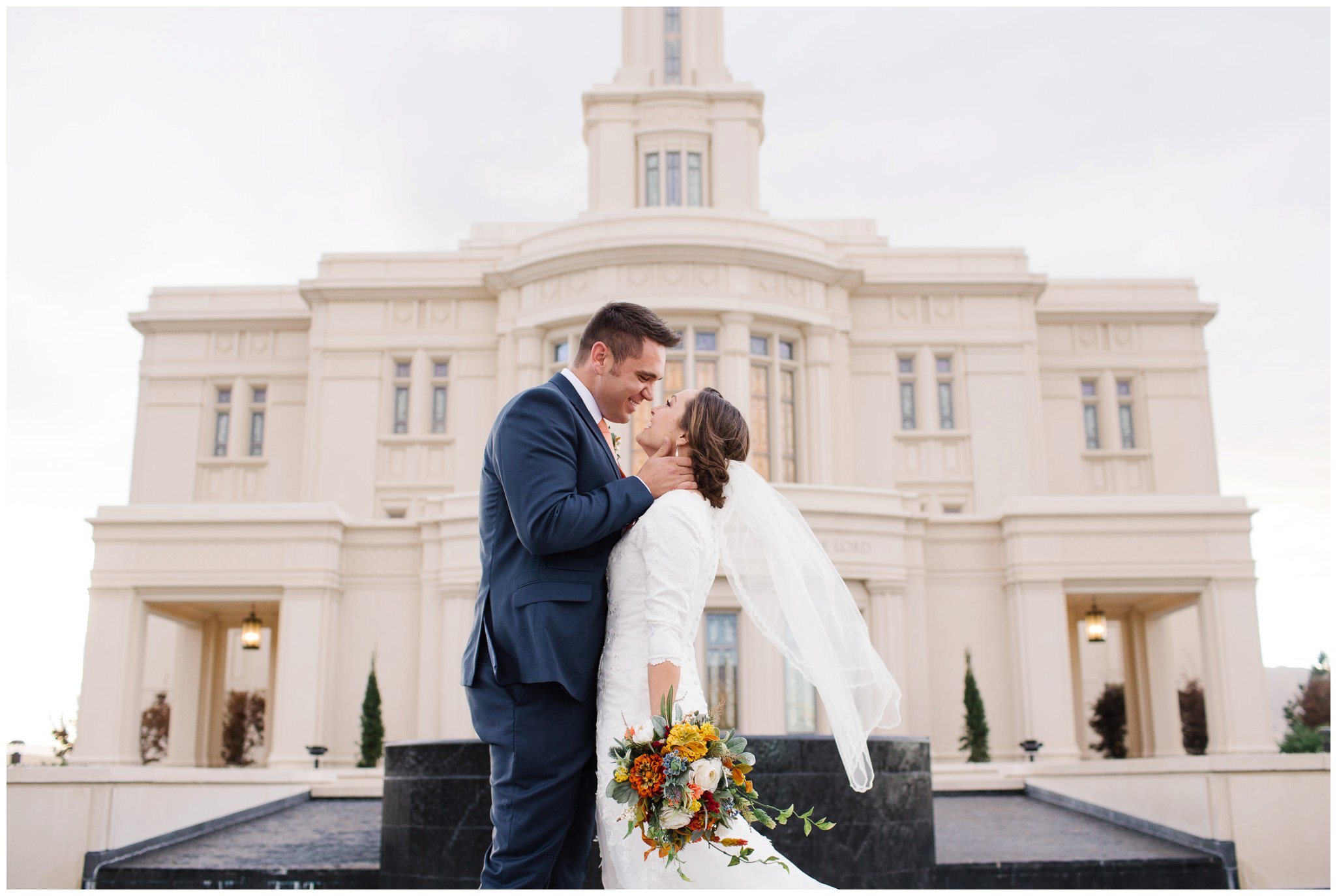 Jamie Tervort Photography | Colton and Avonlea Formals, Payson Utah Temple, LDS wedding, Fall wedding, utah wedding photographer