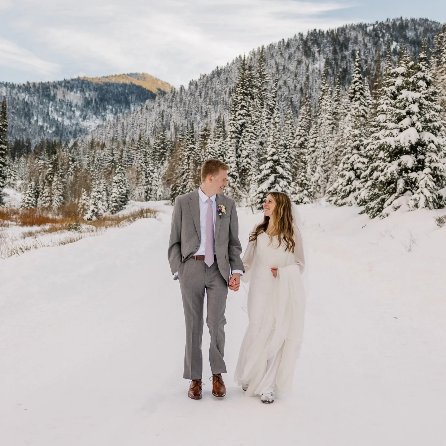 What a gorgeous wedding these two had yesterday. We did their formals a week ago at Jordan Pines. It was gorgeous with freshly fallen snow and it was so so good. Maddy and Brady were frozen but the pictures were worth it so they said. &bull;
&bull;
&
