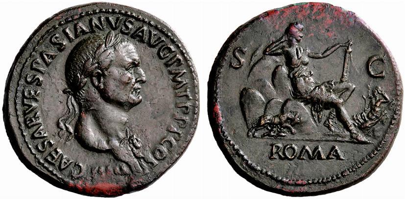 Coin featuring Roma