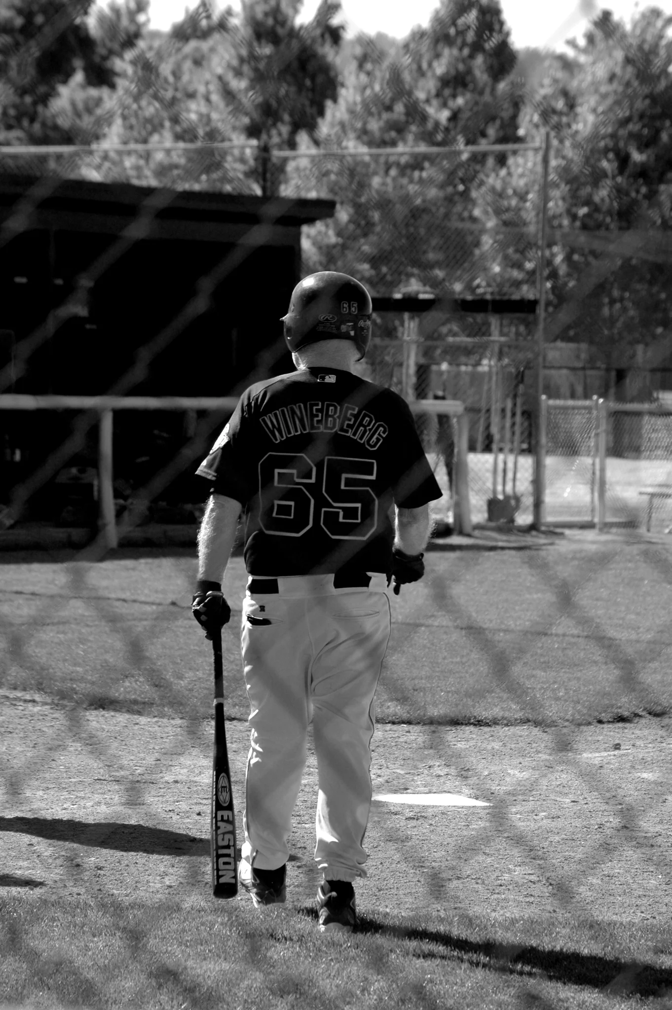 My Dad playing hard ball, Napa, CA