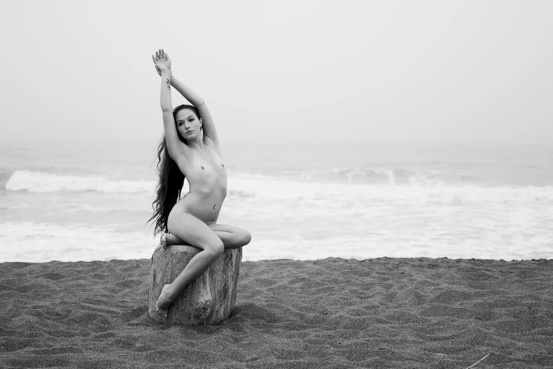 Fuji XT1, 35mm f2 R WR Lens, Northern California Coast. Converted to B&W in Lightroom.