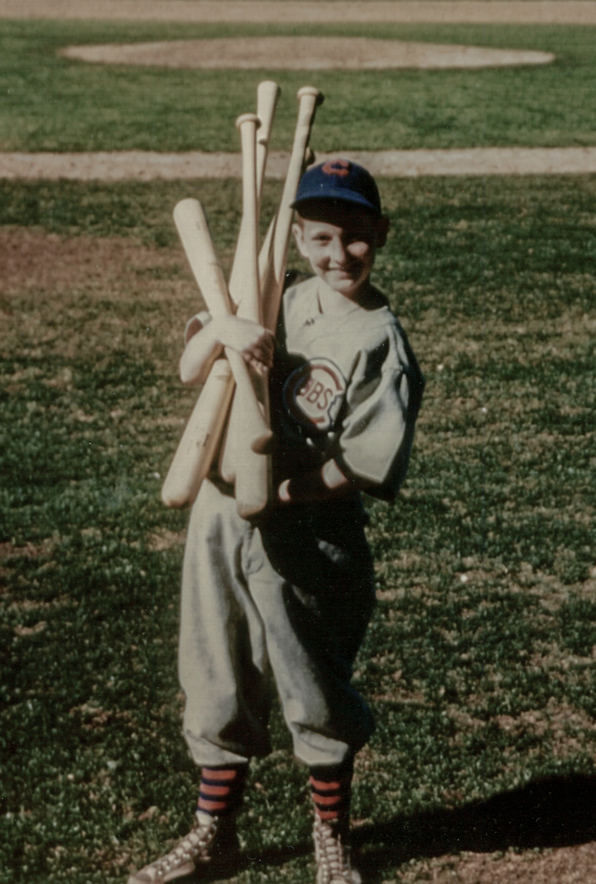 My Dad, 1944 or 45? We believe my Grandmother took the image of him in Arizona, Spring Training, Chicago Cubs. A memory for forever if we make it happen!