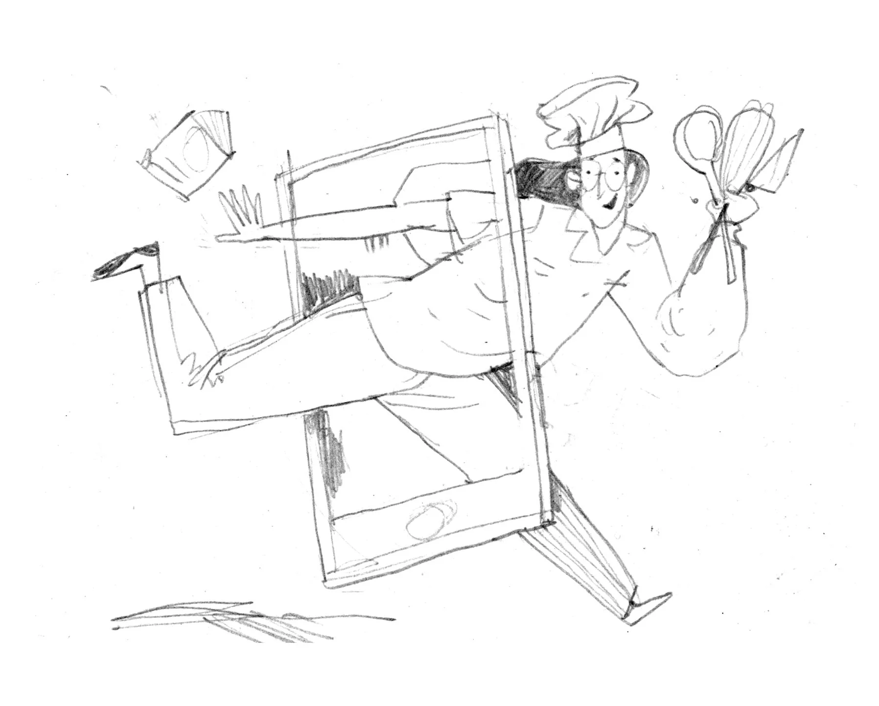 Original sketch from my sketchbook