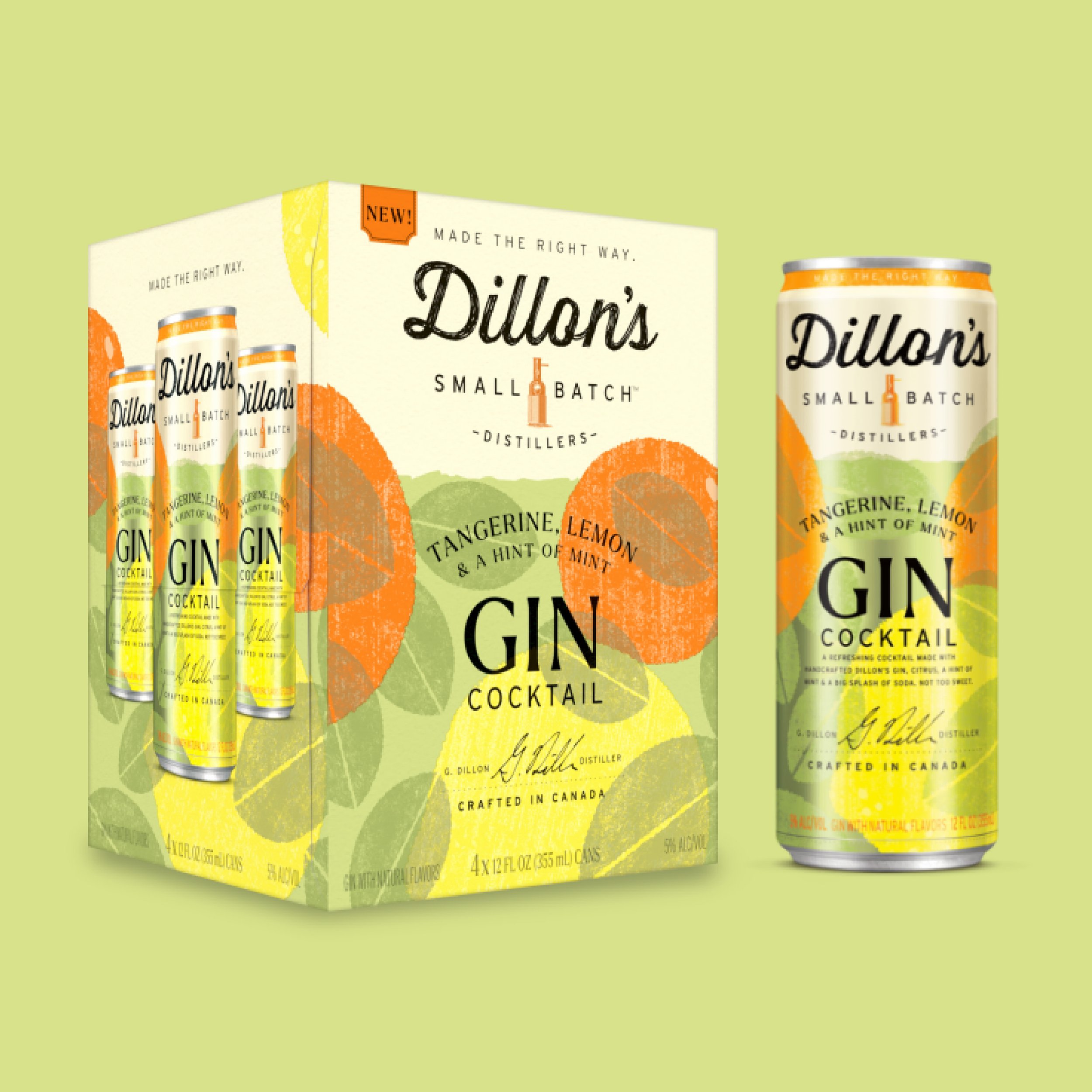 Dillon's Gin Cocktails