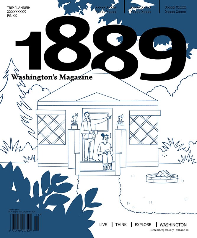 Drew Bardana Illustration - 1889 Magazine Cover Sketch 3