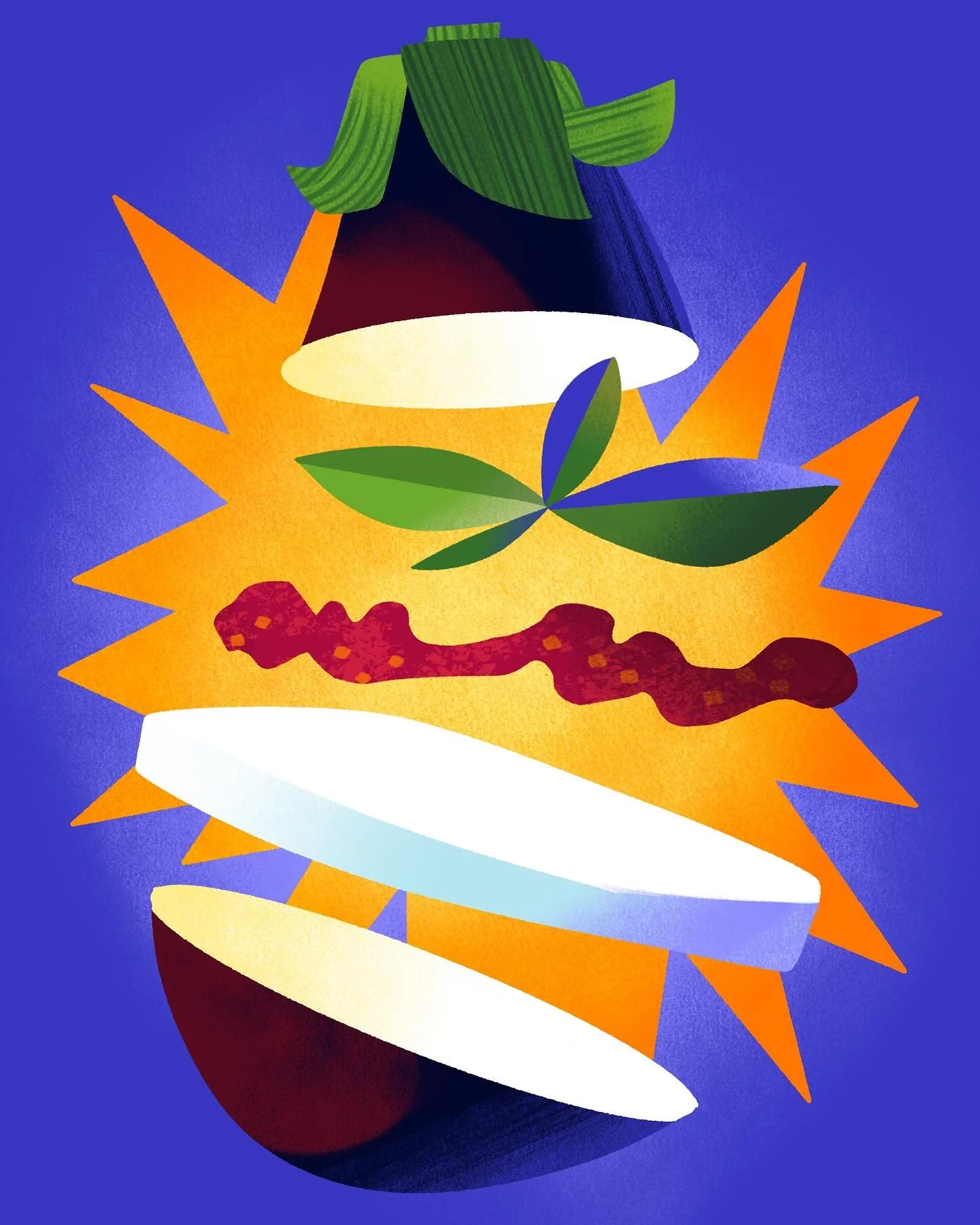 This week, I&rsquo;m sharing a new series of illustrated recipes. This collection features dishes for late summer and early fall. First up is Eggplant Parmesan.

Every Thursday, I cook dinner for my grandparents. They&rsquo;re both over 90, and I&rsq