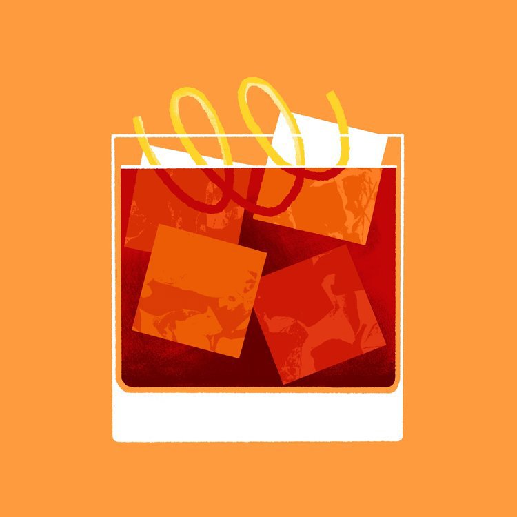 Drew-Bardana_Icons__8 - Cocktail Illustration - Negroni.jpg