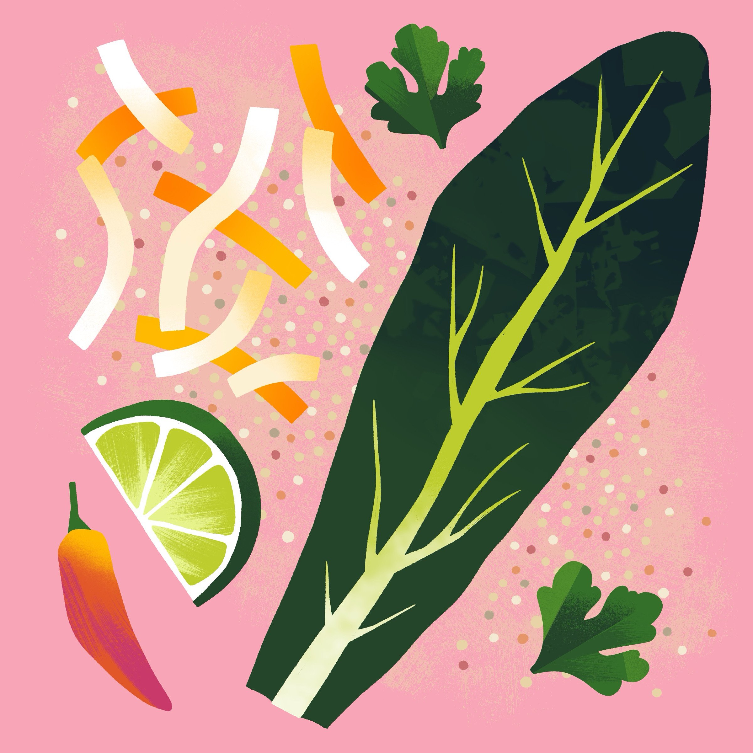 Coconut Kale Quinoa Salad