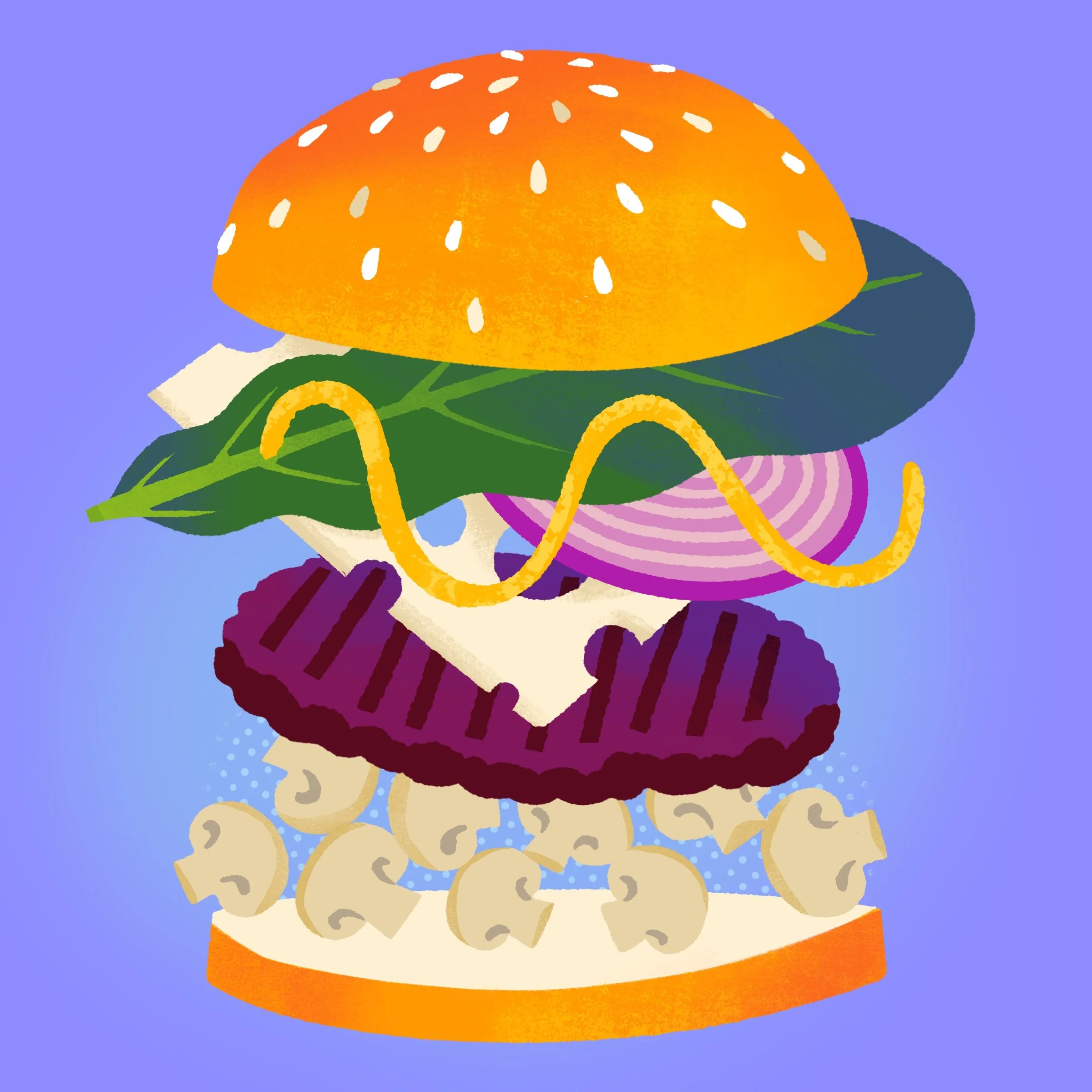 Mushroom Swiss Burger