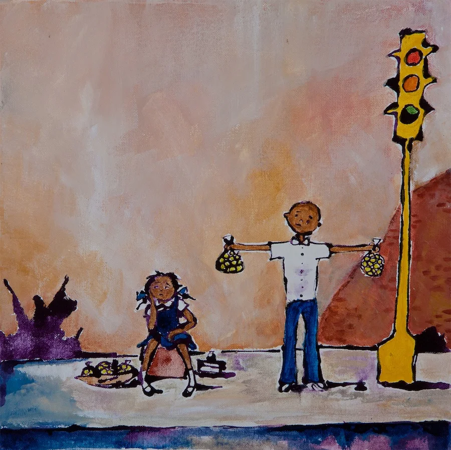 Schools Out Series/ Stop Light