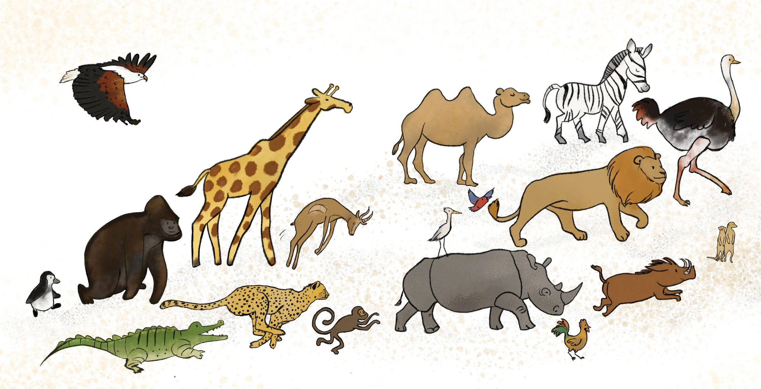 Animals Migrating  from  African - featuring the lyrics of Peter Tosh