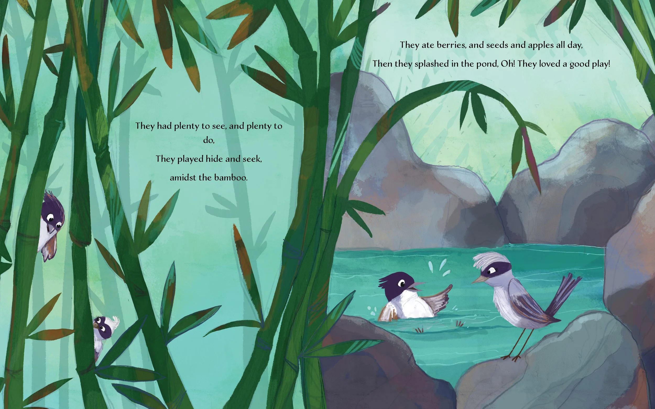 The Bird In The Pink Poui Tree Paperback interior 2