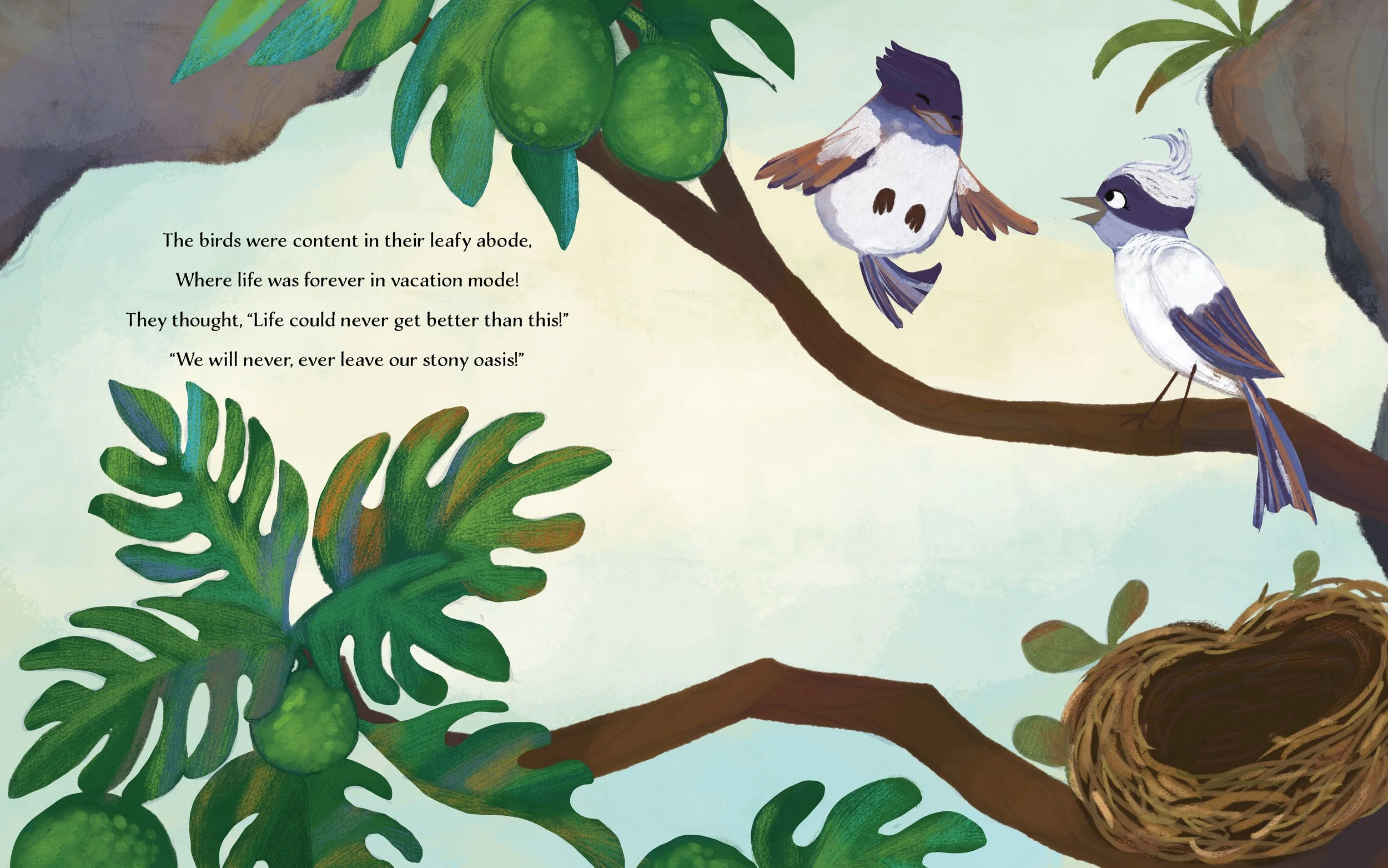 The Bird In The Pink Poui Tree Paperback Interior 3