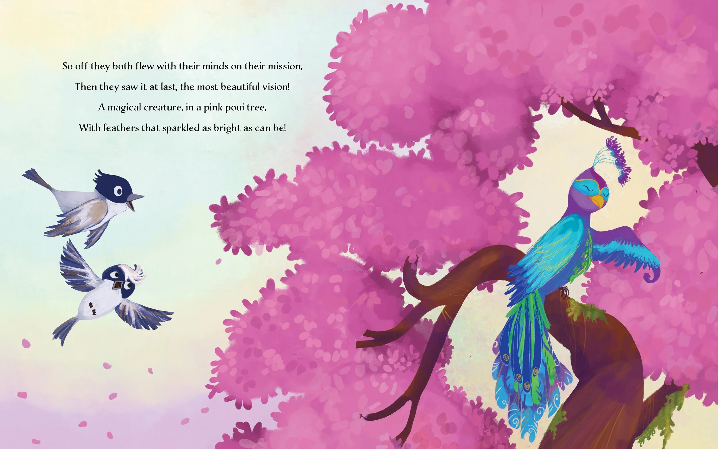 The Bird In The Pink Poui Tree Paperback Interior 4