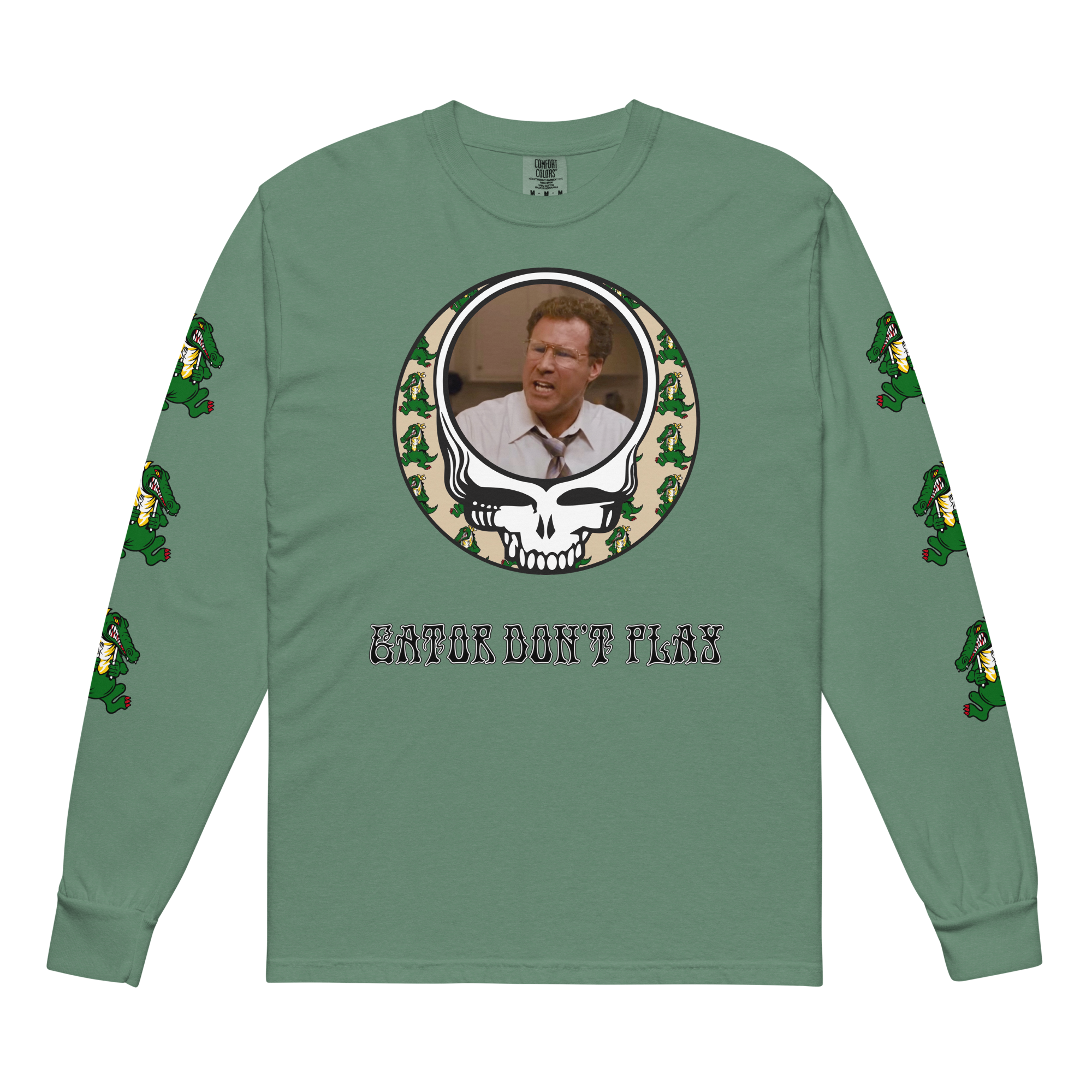 unisex-garment-dyed-heavyweight-long-sleeve-shirt-light-green-front-6ac55e15eb9c9.png