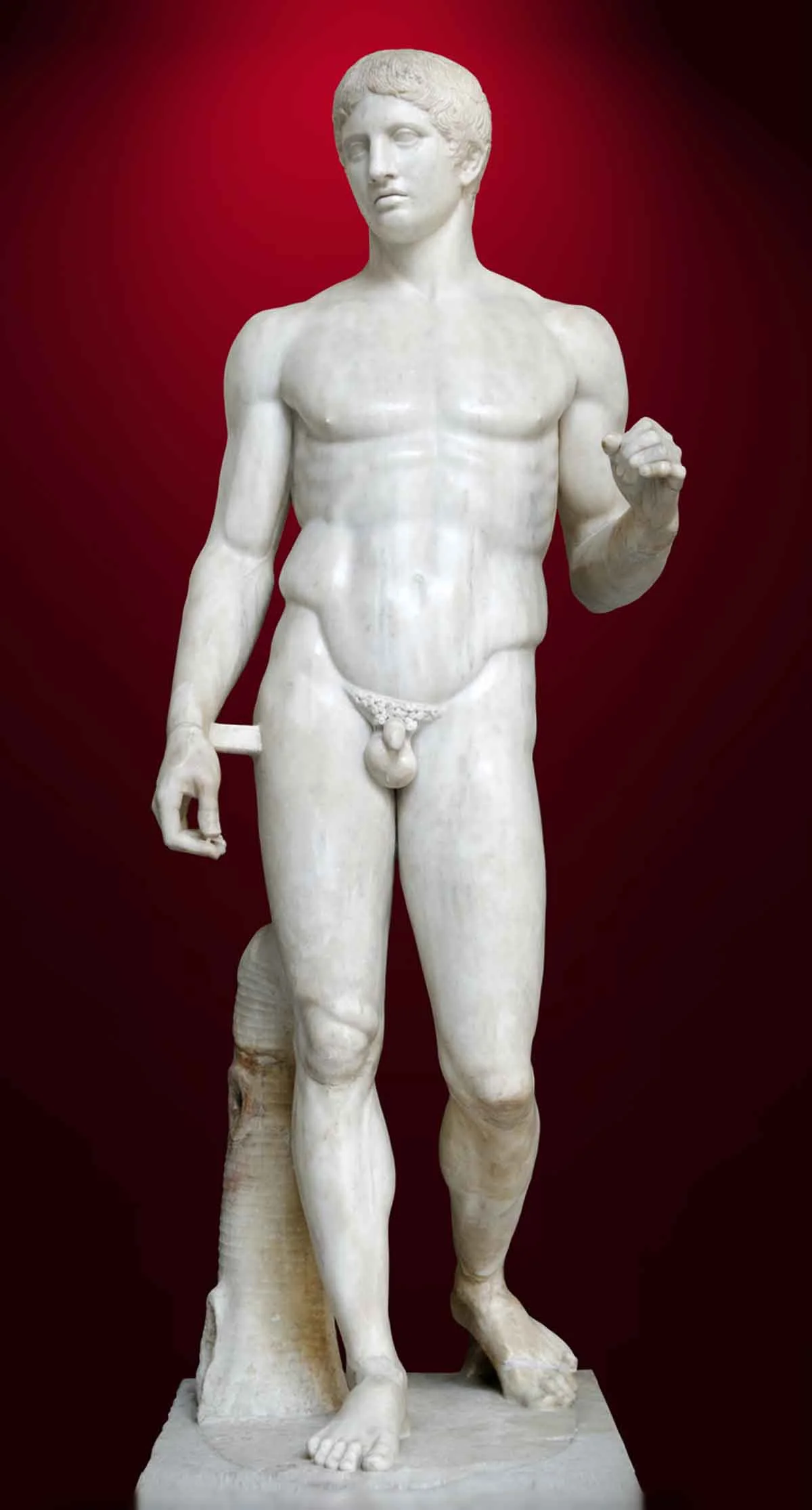 Just look! Photo: http://en.wikipedia.org/wiki/Doryphoros