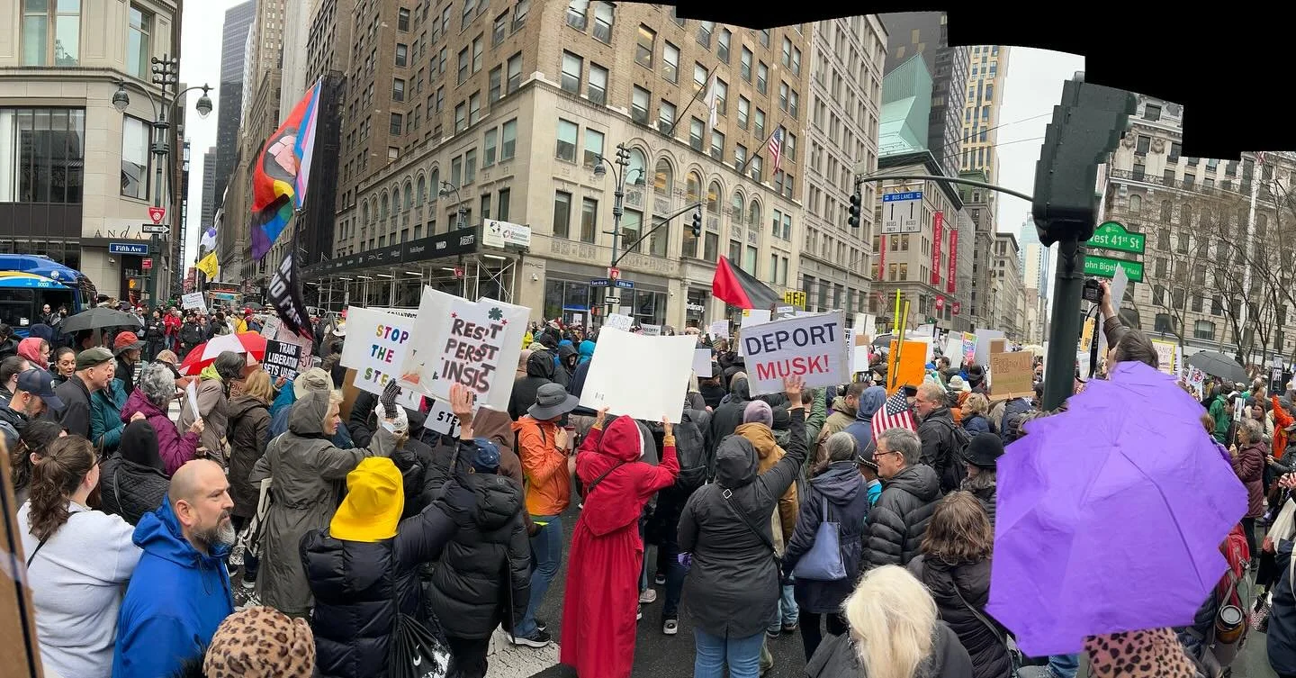 National Park employees estimate over 5 million citizens came out yesterday to non-violently take back our democratic institutions and reverse this nightmarish slide into white nationalist authoritarianism. Over 100,000 people streamed down 5th Avenu