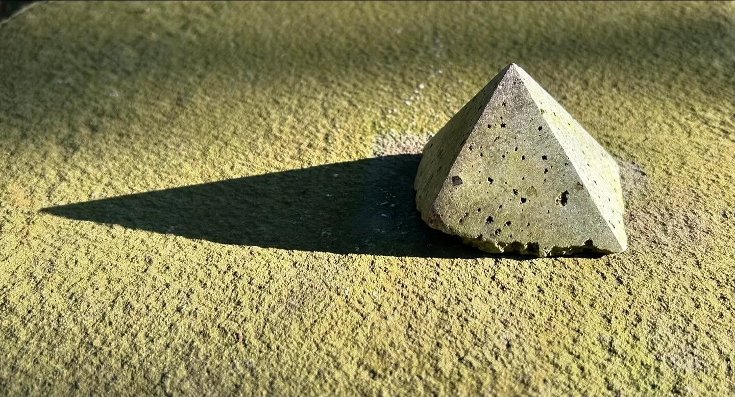 I made this and have carried it along since I was 11 or 12, I think. Our family friends (the Simons of Blue Mount nurseries, north of Baltimore, hi!) lived nearby on land rich with soapstone that ancient people harvested, carved and traded. We did to