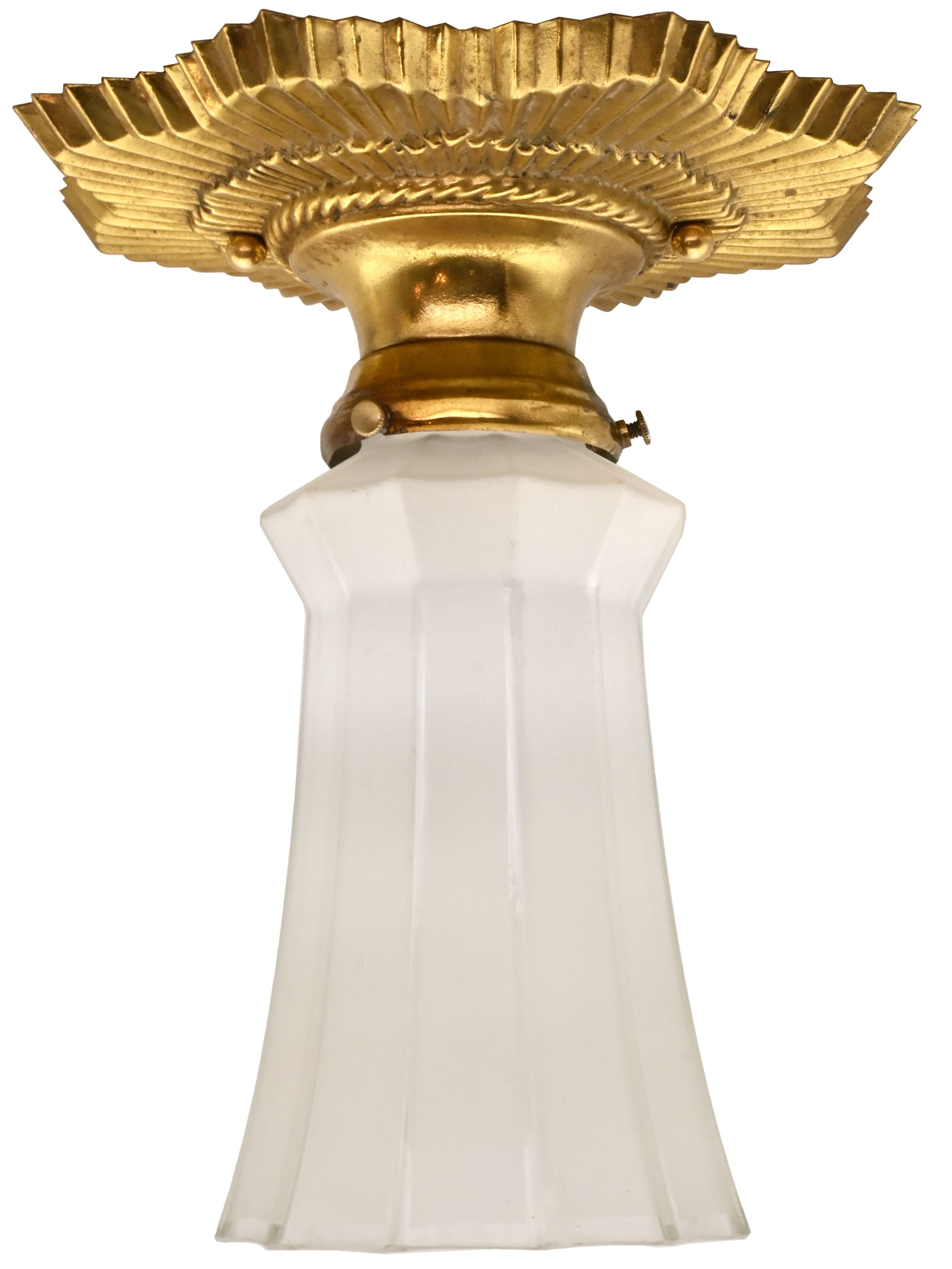 25334 brass starburst flushmount with geometric frosted shade 1.jpg