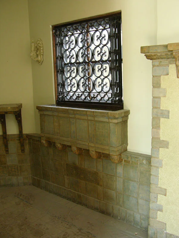 The six-thousand tile salvage was quickly sold to a collector/housing developer in New Jersey. The customer/conniseur was familar with Batchelder, but had not come across such a large variety of tiles in one salvage, including the lovely detailed motifs. The sunroom and it's valuable collection represented many opportunities for reuse and new life to a highly sought after collection of American Arts and Crafts tile. 