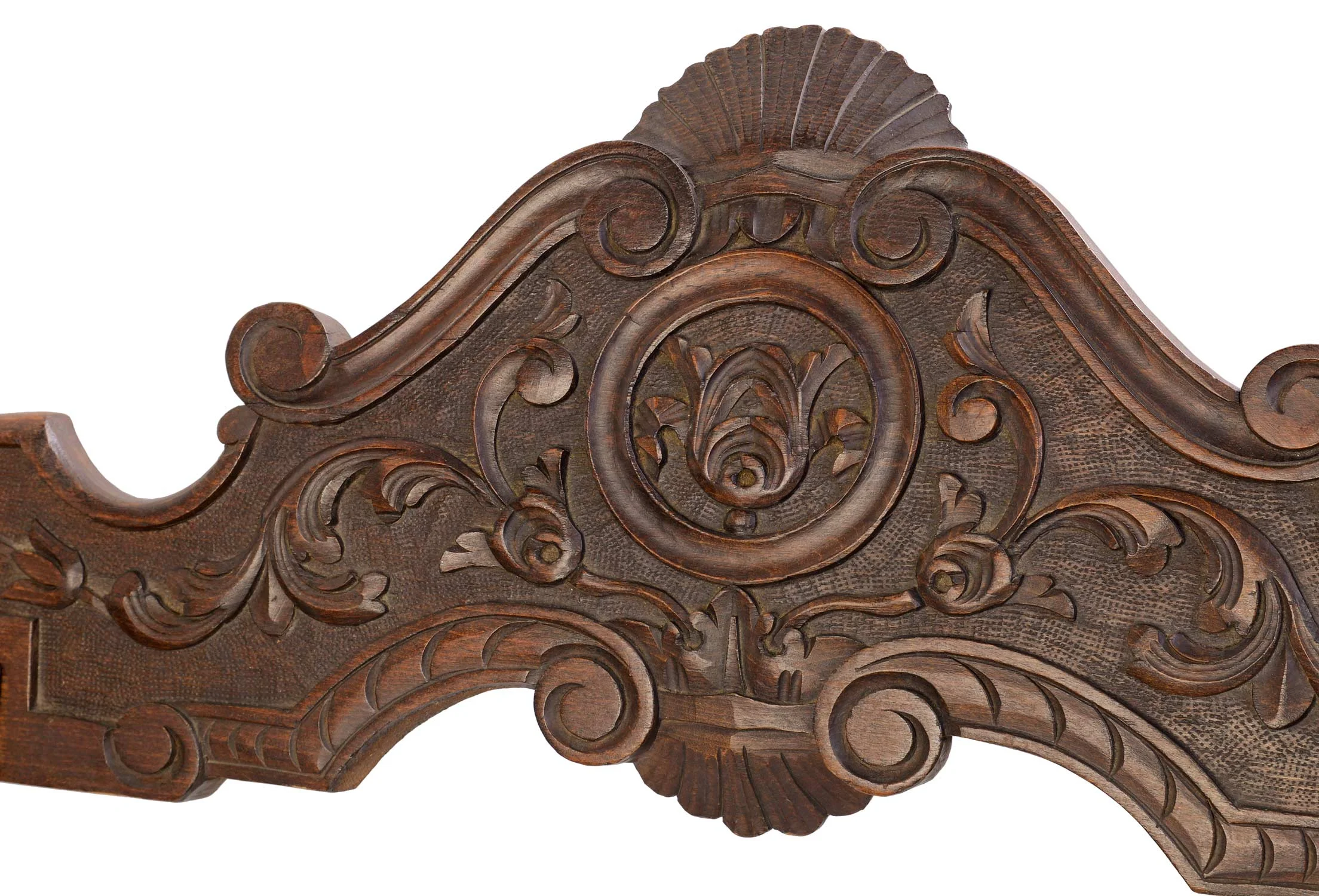 carved folding x chair — ARCHITECTURAL ANTIQUES