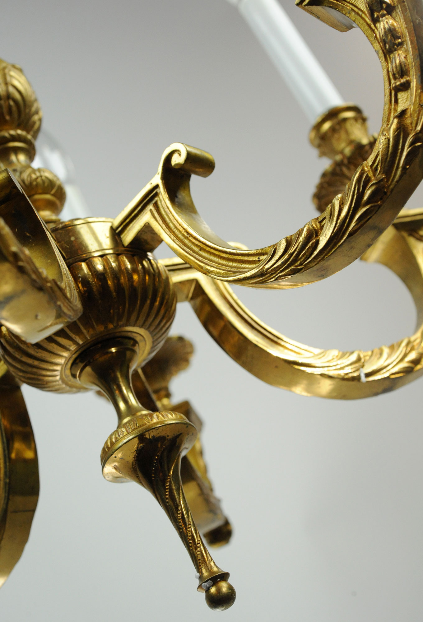 CAST BRASS CHANDELIER, Antique Brass Chandelier, Chandelier With 5 Arms,  Angel, Bronze, Brass, Crystal Drops, Crystal, Classic, Chandelier 