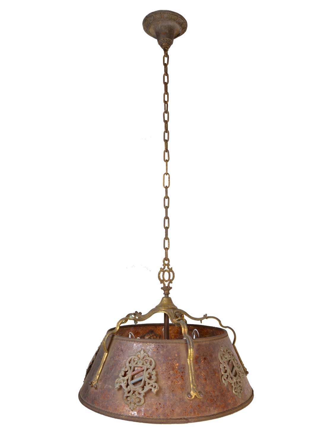 5-light mica tudor chandelier