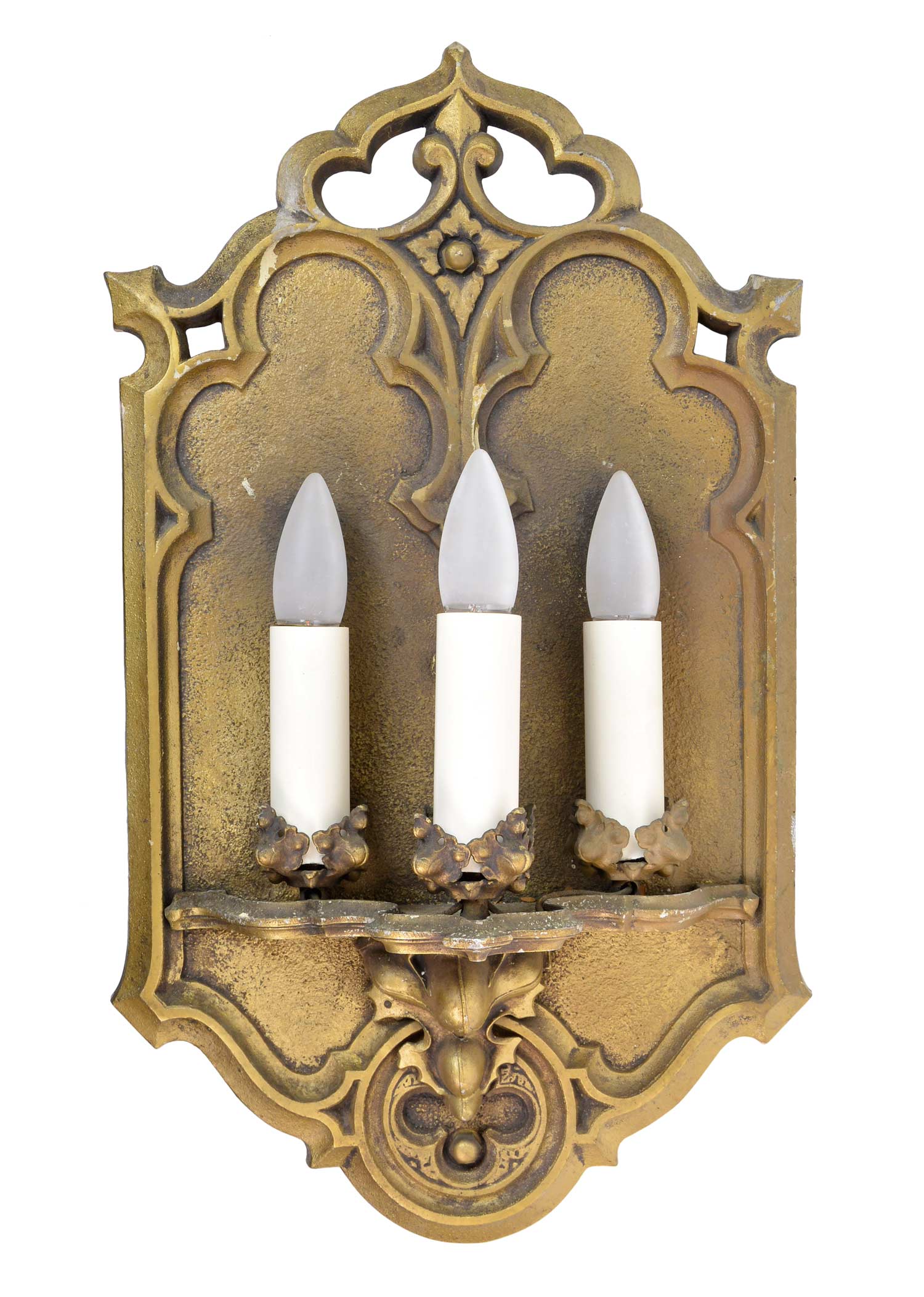 gothic 3-candle sconces