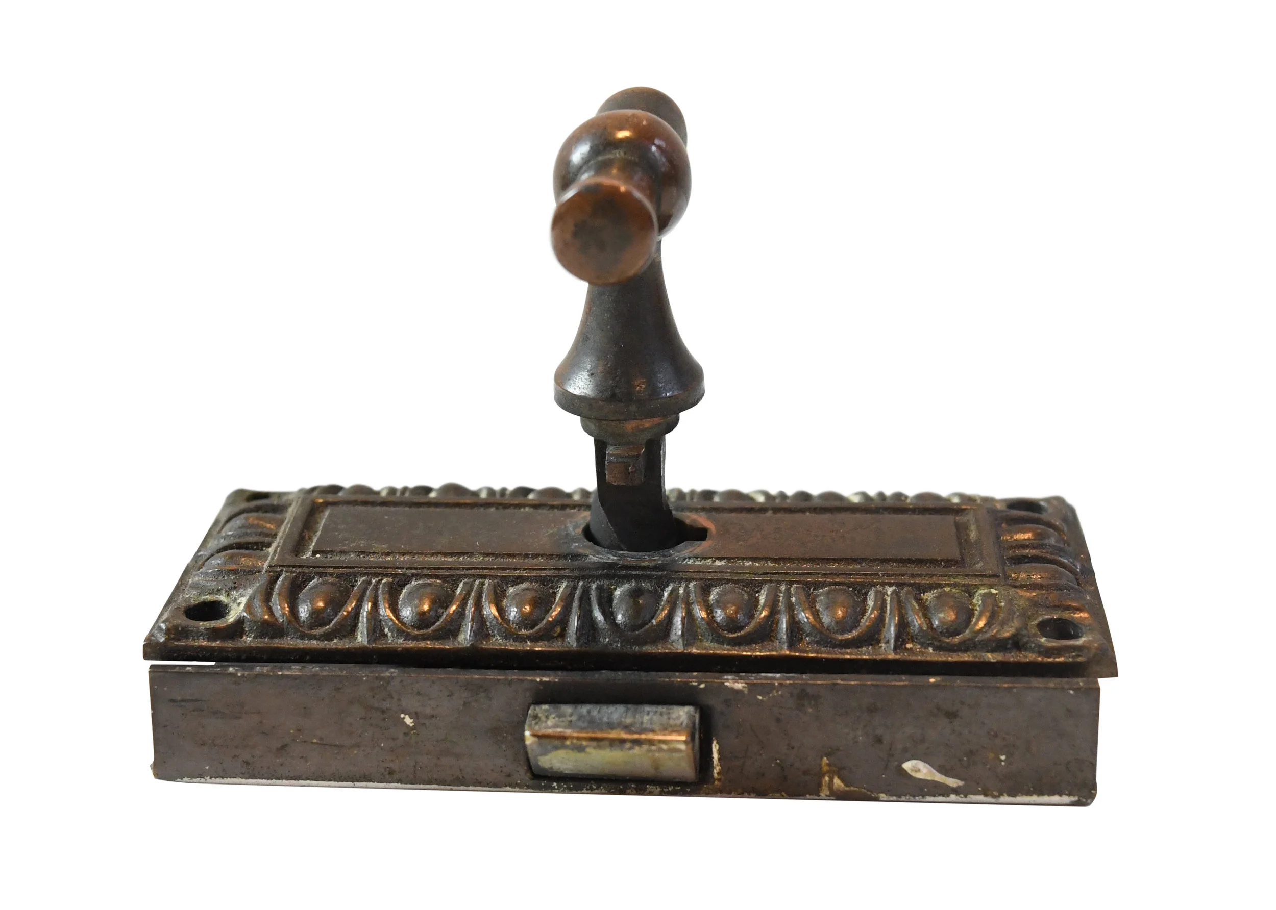 Yale and Towne Brass mortise lock — ARCHITECTURAL ANTIQUES