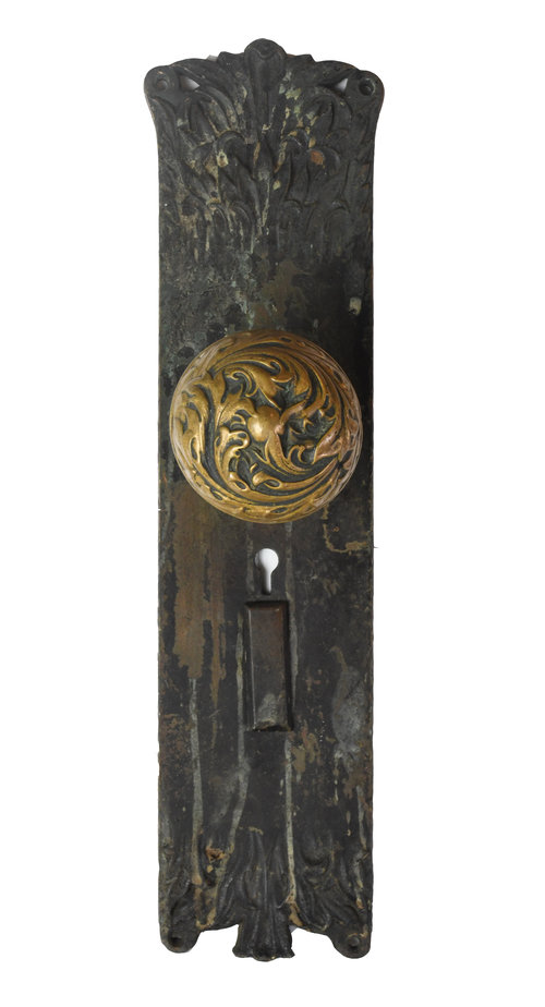 Cast Brass Corbin 'Florence' Doorknob Set