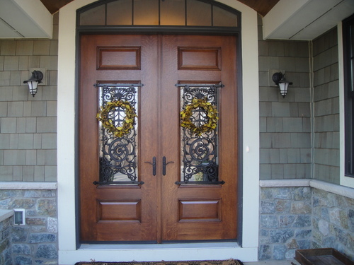 Hand Wrought Iron Panels at Foxville Home
