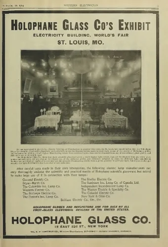 1904 - On display at the St. Louis World's Fair