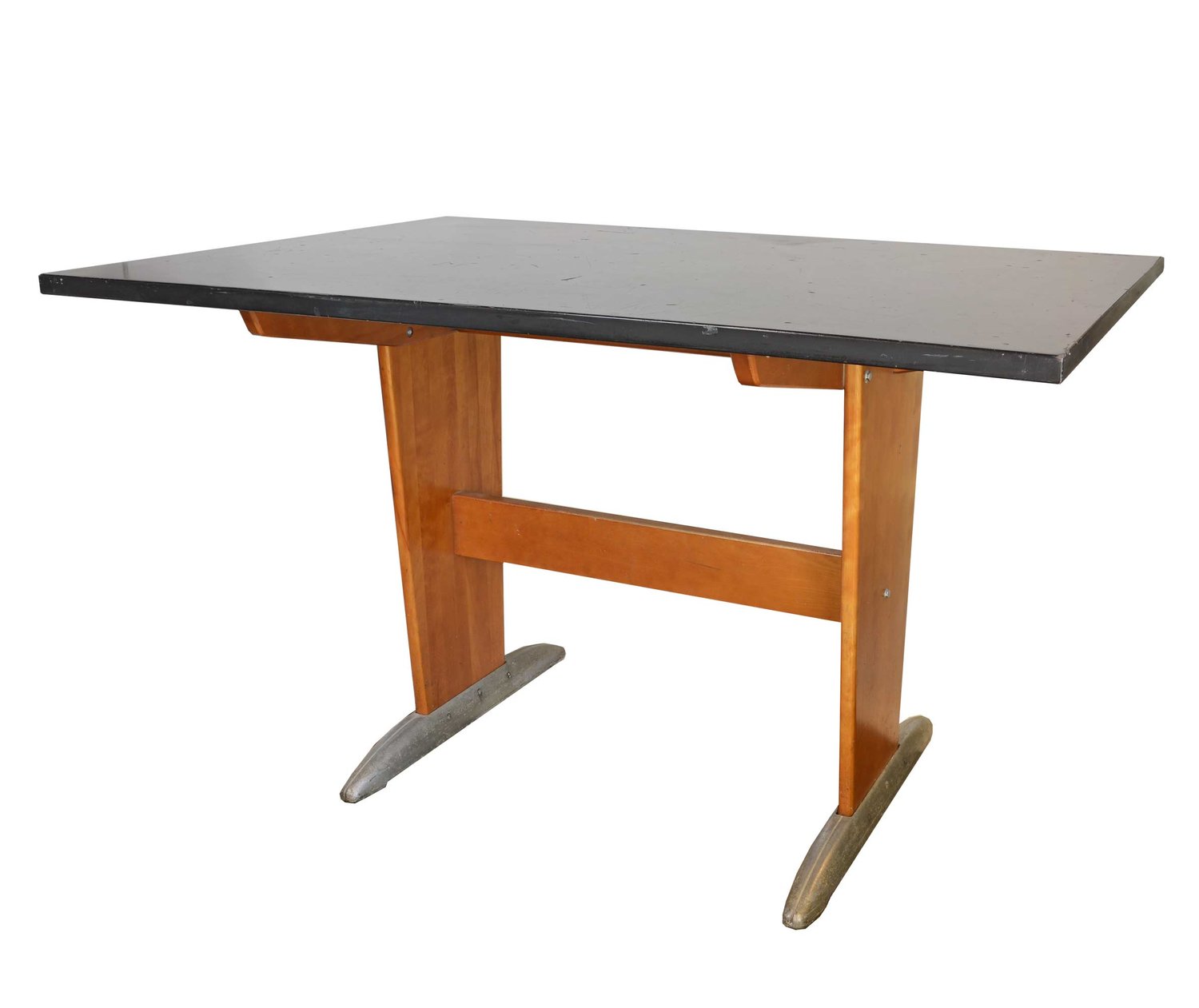 1950's maple lab table - 3 available