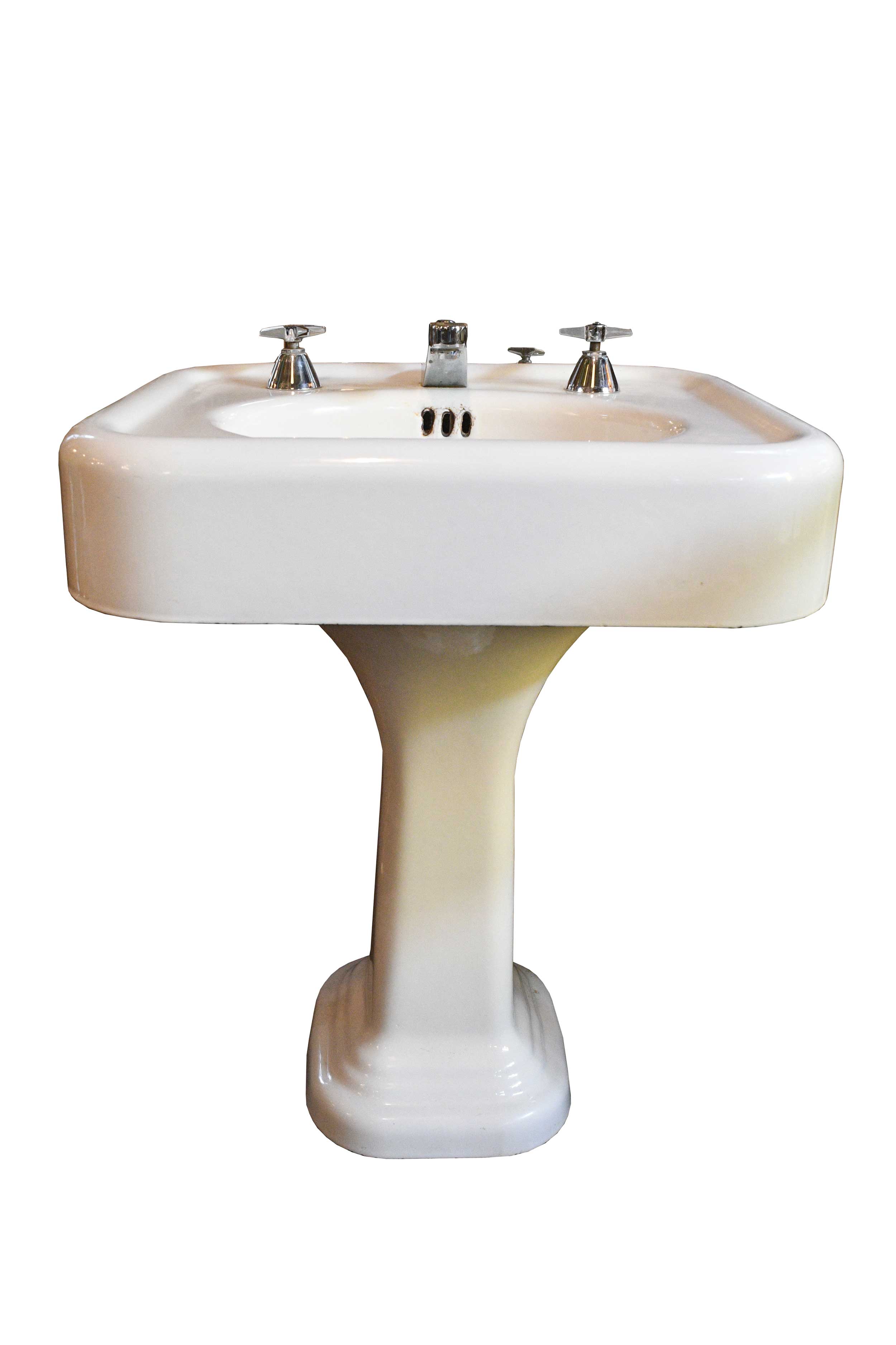 "standard" pedestal sink — ARCHITECTURAL ANTIQUES