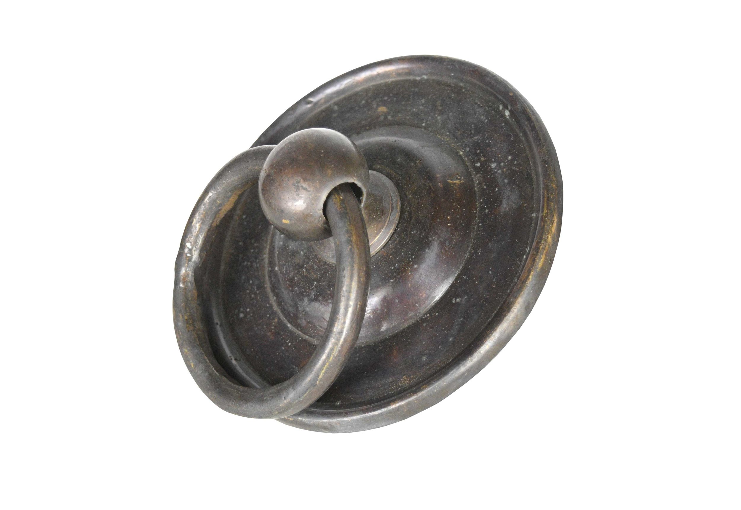 cast bronze ring pull — ARCHITECTURAL ANTIQUES