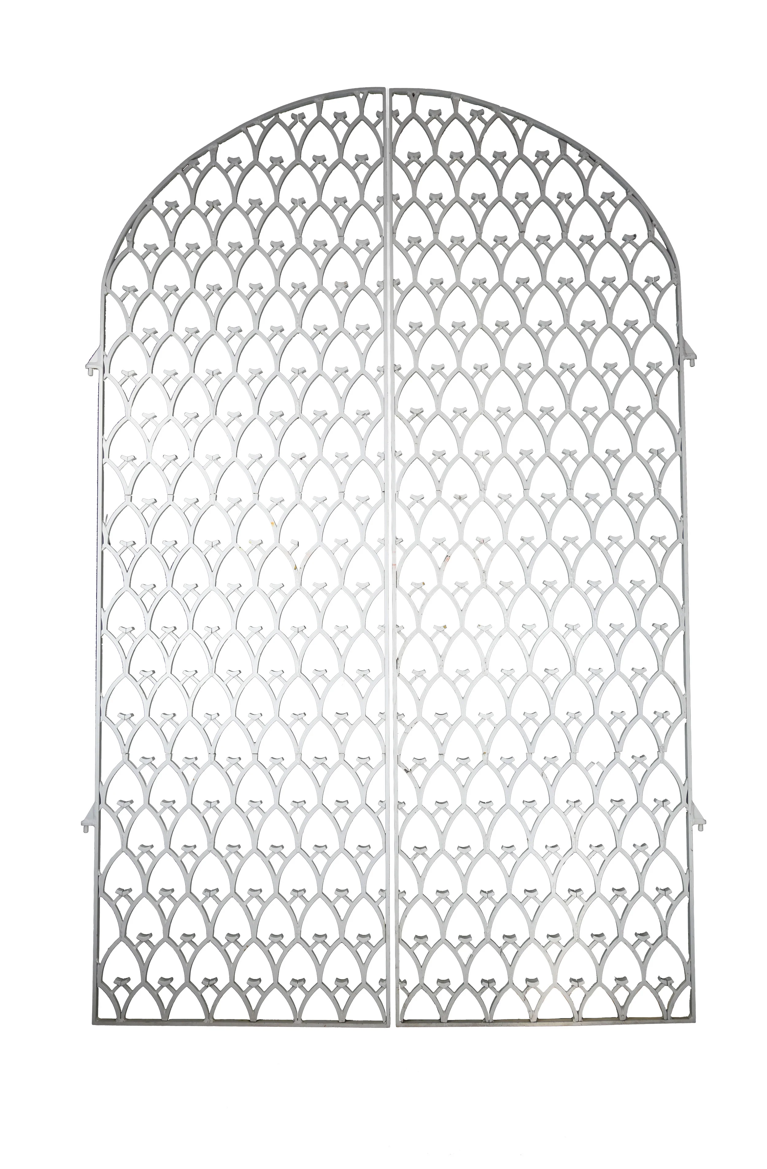 arched iron double door gates — ARCHITECTURAL ANTIQUES
