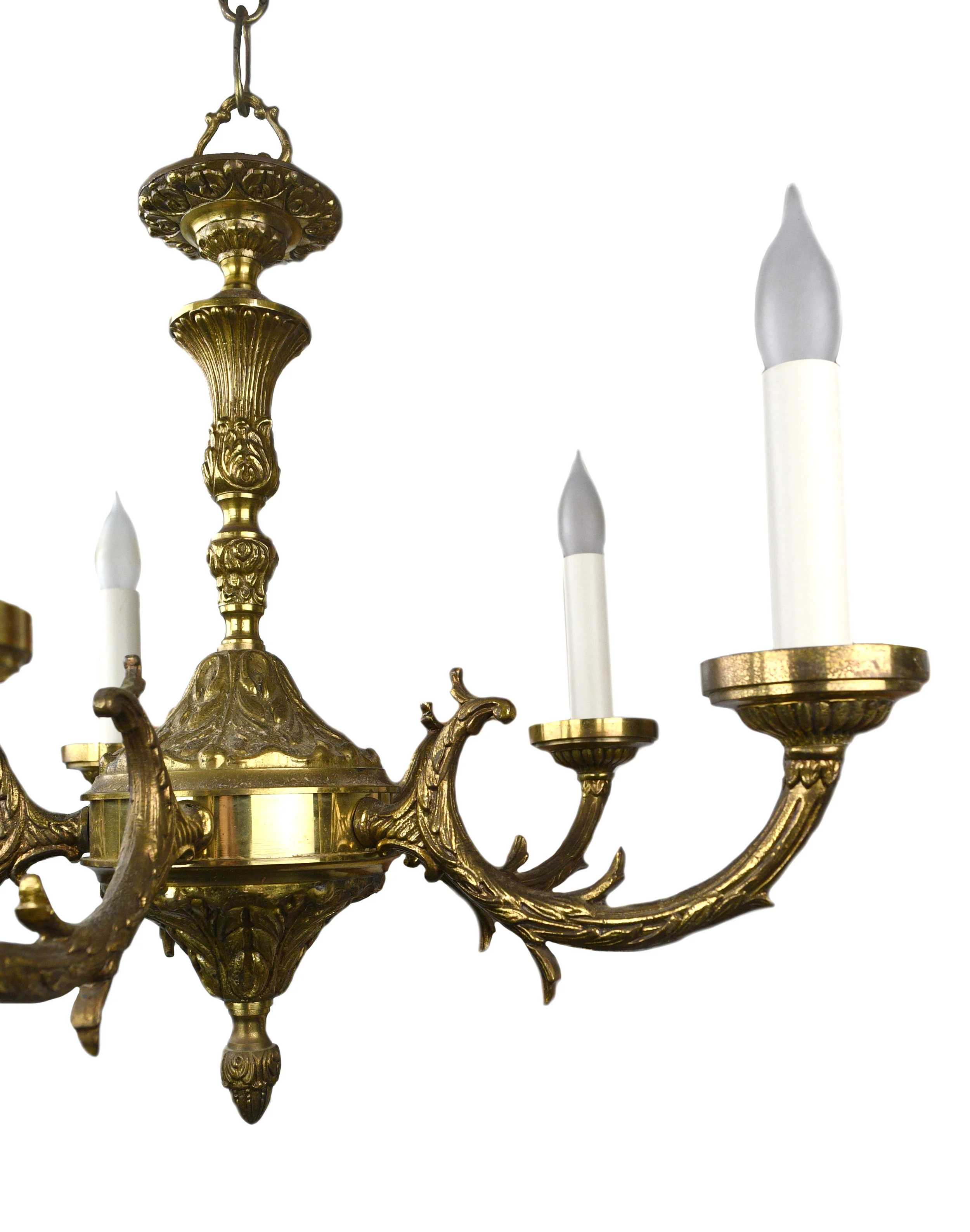 5 candle spanish chandelier — ARCHITECTURAL ANTIQUES