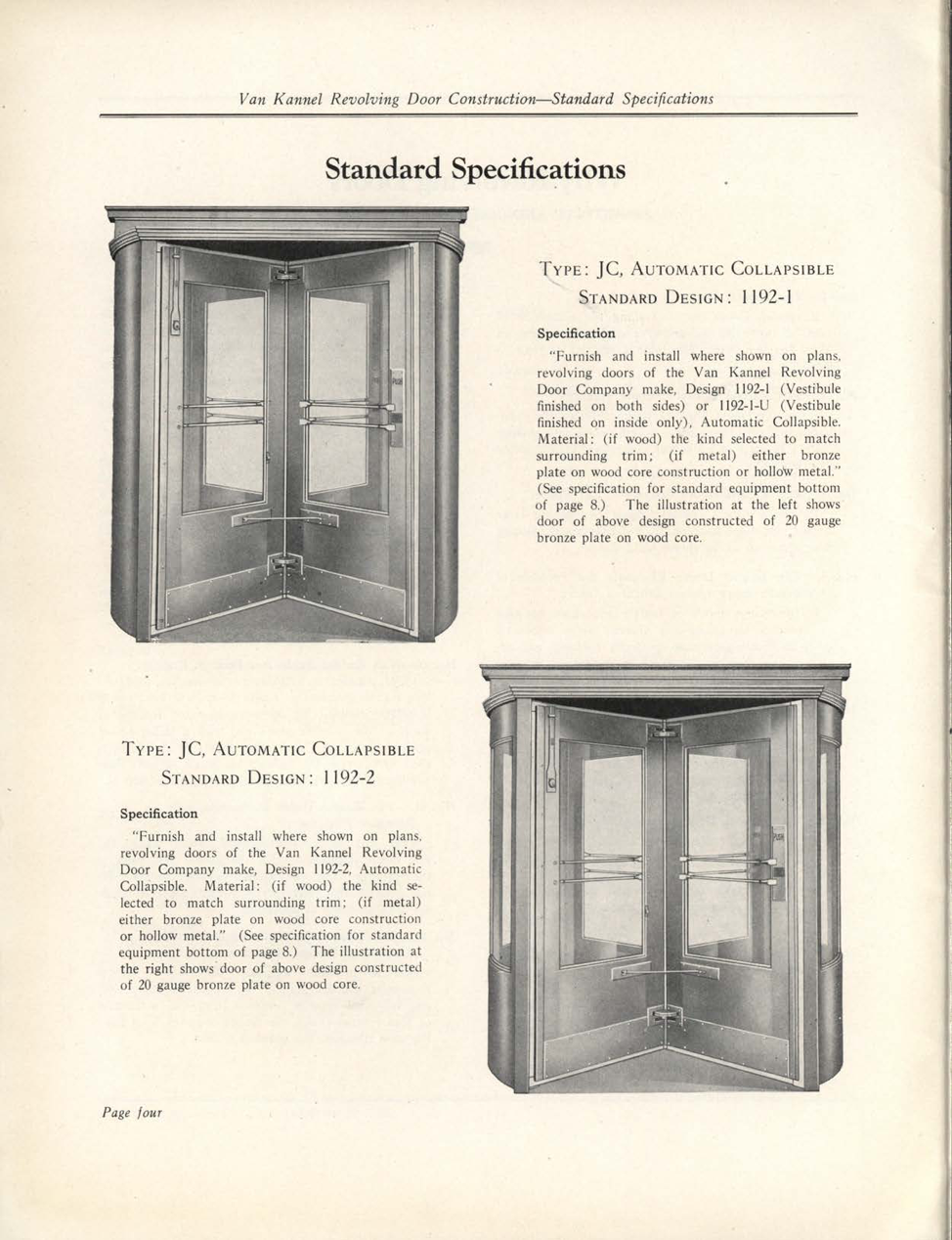 van kannel brass revolving door unit — ARCHITECTURAL ANTIQUES