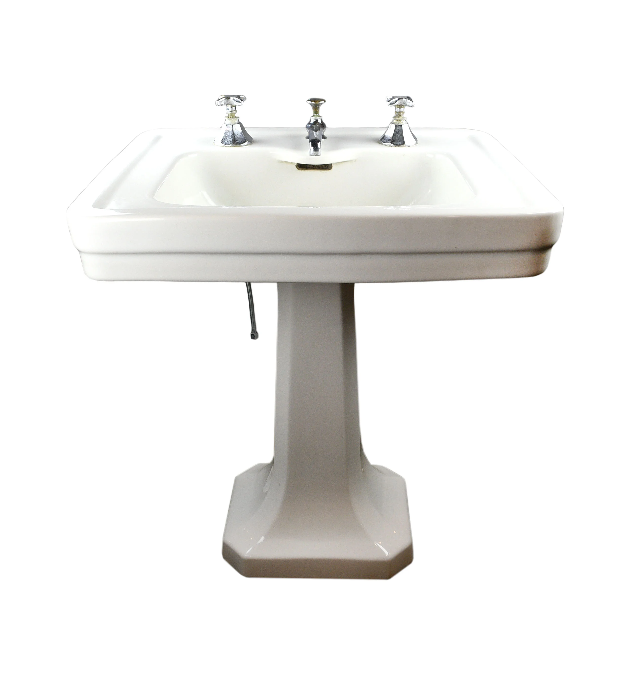 kohler porcelain pedestal sink — ARCHITECTURAL ANTIQUES
