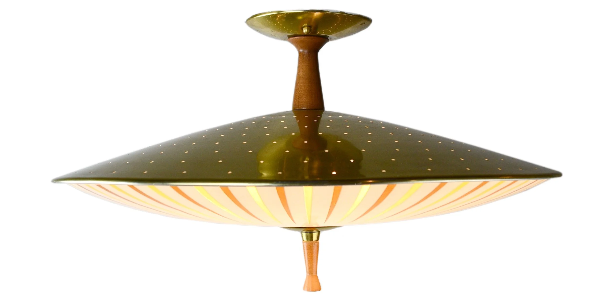 mid century modern flush mount ceiling fan