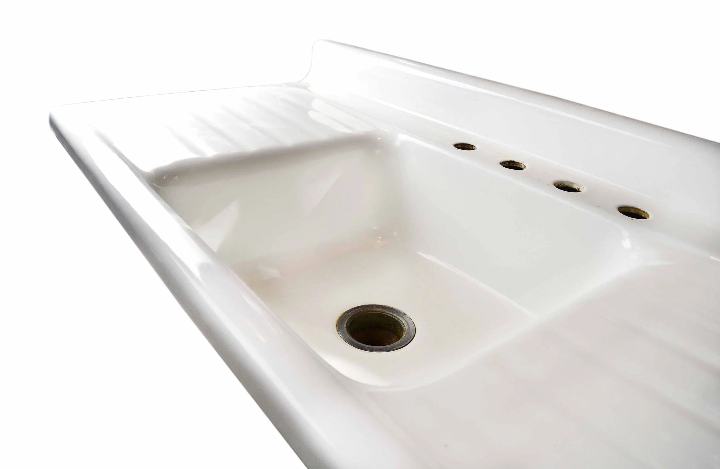 american standard double drainboard sink — ARCHITECTURAL ANTIQUES