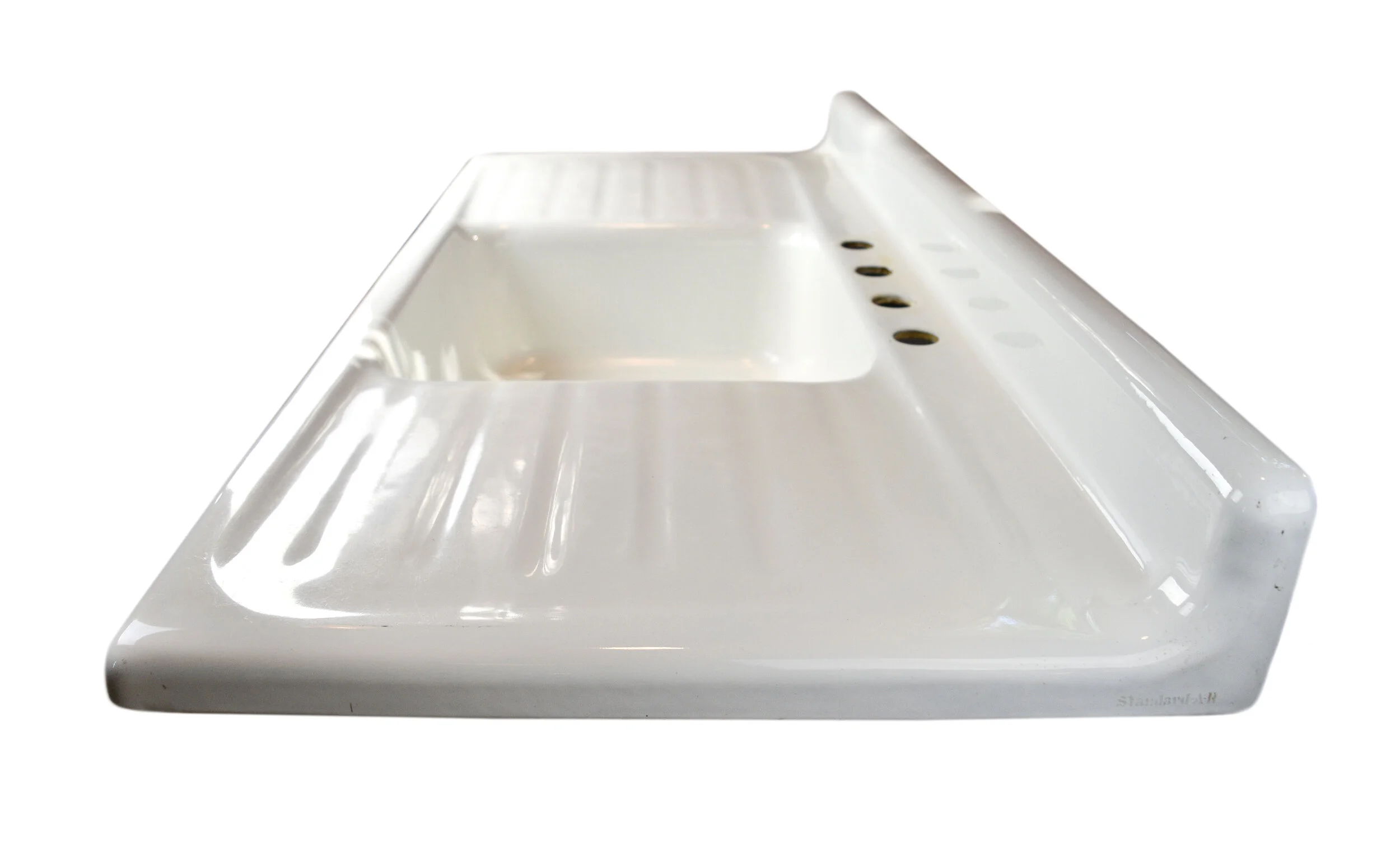 american standard double drainboard sink — ARCHITECTURAL ANTIQUES