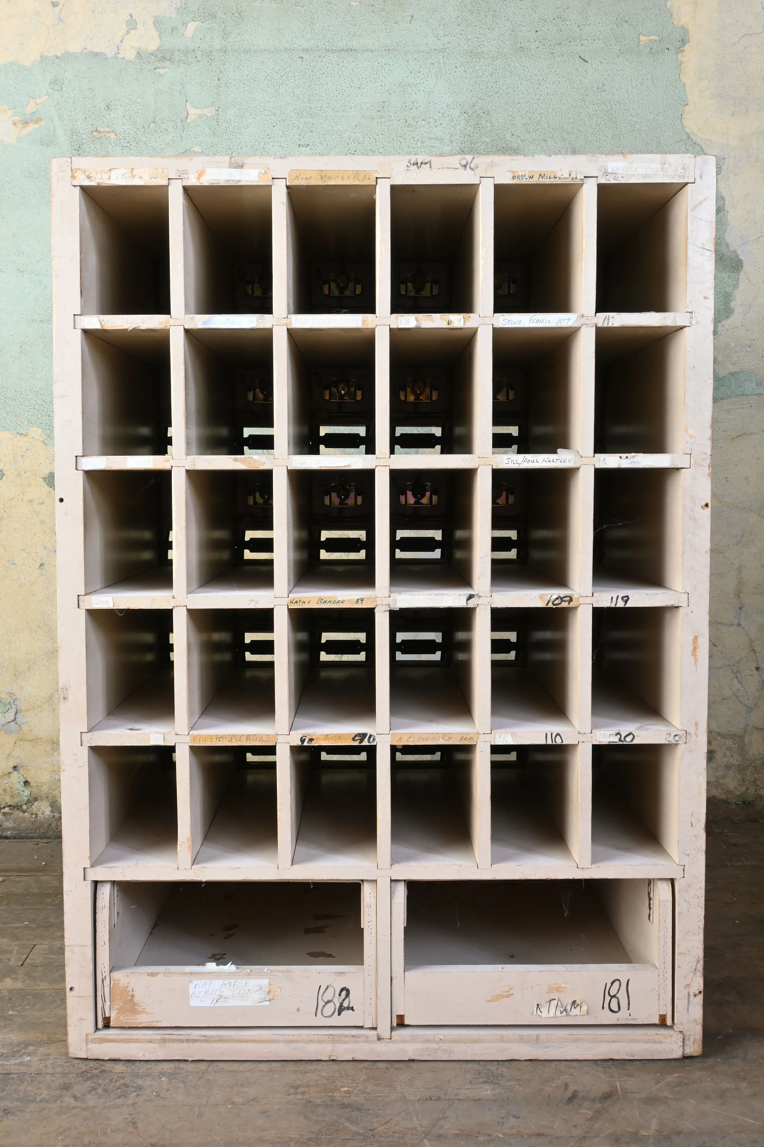 small post office box unit — ARCHITECTURAL ANTIQUES