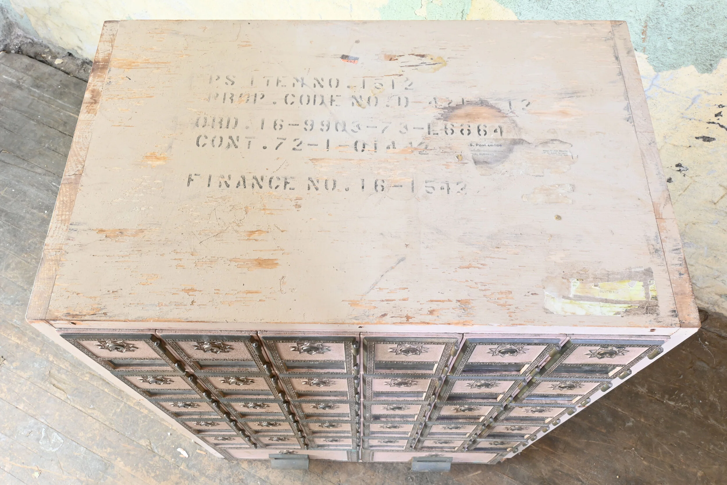 small post office box unit — ARCHITECTURAL ANTIQUES