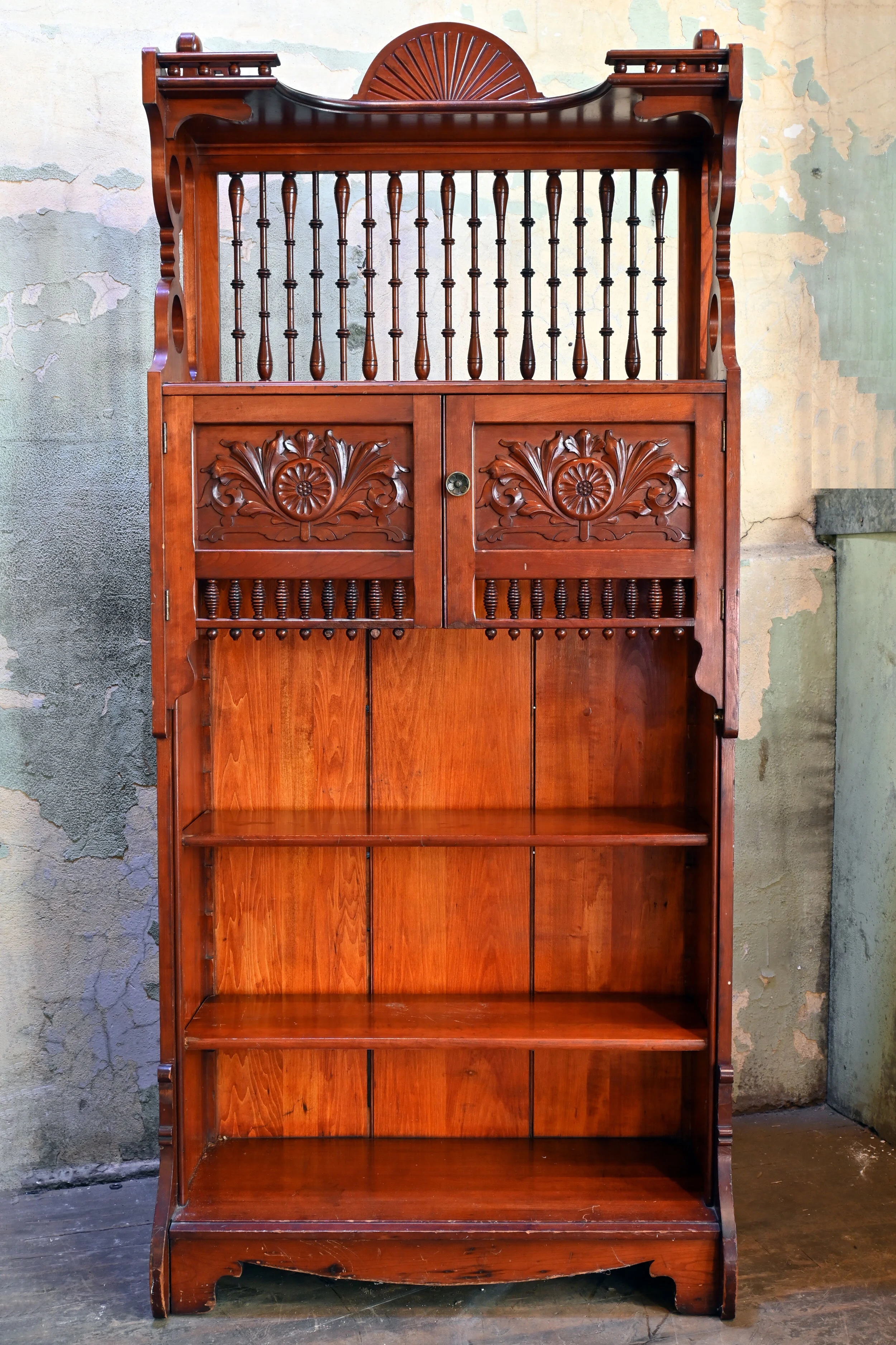 eastlake wood bookcases — ARCHITECTURAL ANTIQUES