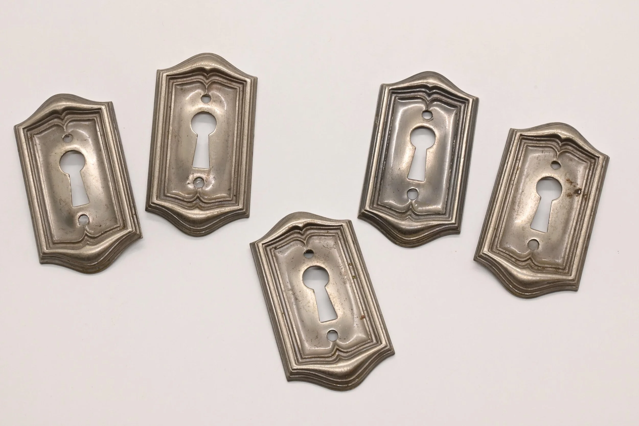 neo classical keyhole escutcheon — ARCHITECTURAL ANTIQUES